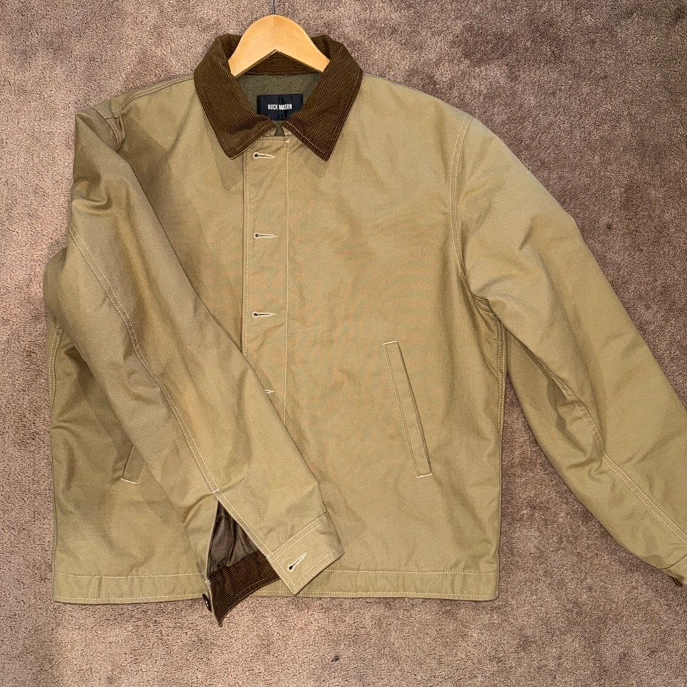 Buck Mason Mens Canvas N1 Deck Jacket